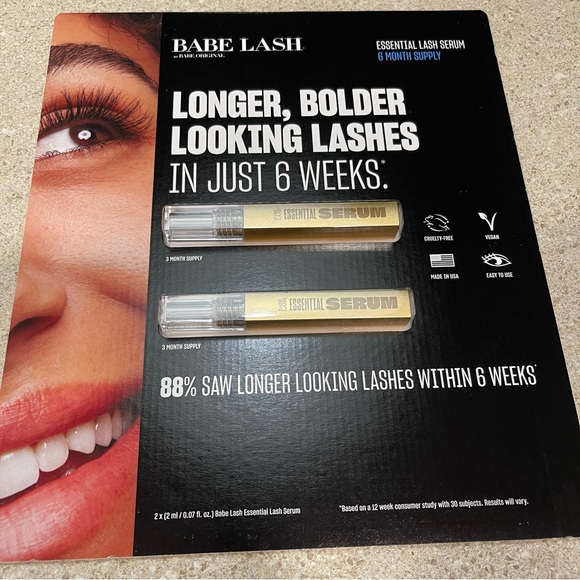 Babe Lash - EyeLash Eyebrow Essential Growth Serum 6 Month Supply - Picture 1 of 6